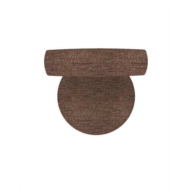 Not Yet Made - Made To Order Moca Chair in Tricot Brown Fabric and Smoked Oak by Studio Rig for Collector For Sale - Image 5 of 6