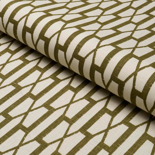 Not Yet Made - Made To Order SAMPLE - Schumacher x Veere Greeney Belvedere Fabric In Olive For Sale - Image 5 of 5