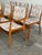 Mid 20th Century Set of 6 Teak Dining Chairs Vintage Mid-Century Modern Wood Chairs For Sale - Image 5 of 12