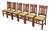 Stickley Brothers Style Antique Mission Oak Arts & Crafts Dining Chairs, Set of Six For Sale