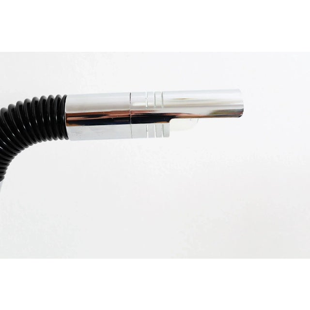 1970s Italian Desk Lamp in Chrome and Cast Iron with Swivel Arm, 1970s For Sale - Image 5 of 17