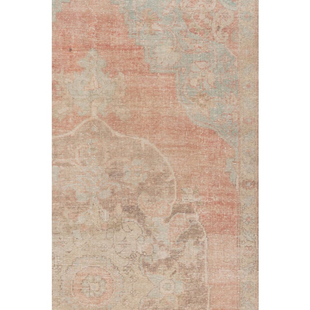 Vintage Circa 1940 Turkish Oushak Rug 7ft 5in X 11ft 2in For Sale In New York - Image 6 of 7