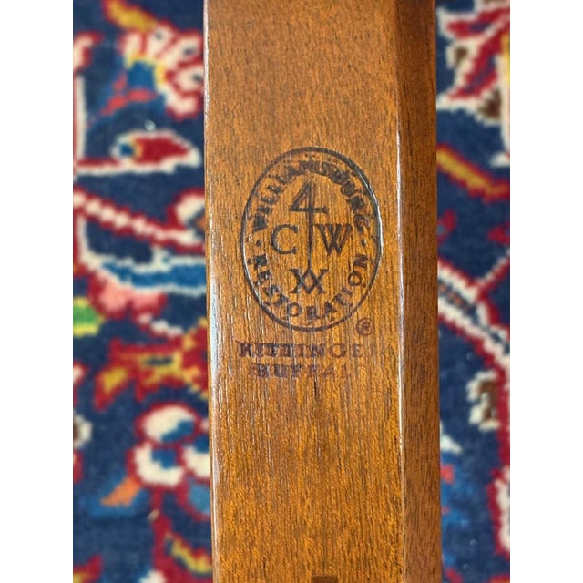 1980s Kittinger Colonial Williamsburg Cw-174 Chippendale Scalamandre Fabric Sofa For Sale In New York - Image 6 of 15