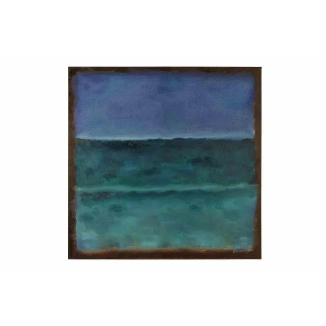 To easy to say green or blue is an original oil on canvas realized by the italian painter Adriano Bernetti da Vila. This...