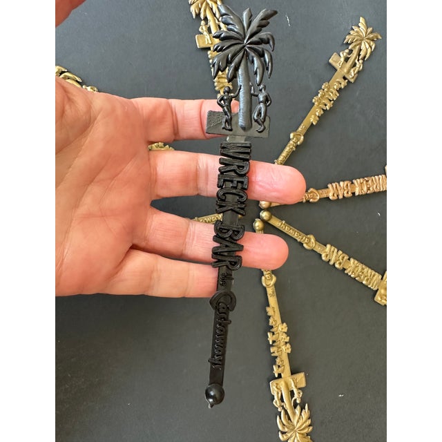 Vintage Hotel Bar Cocktail Drink Stirrers Wreck Bar Miami Beach For Sale - Image 9 of 12