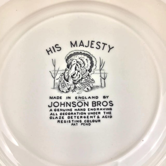 1950s Johnson Bros His Majesty Turkey Dinnerware Set of 16 Chairish