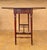 Victorian English Oak Games Table with Green Felt Top, 1930s For Sale - Image 3 of 7