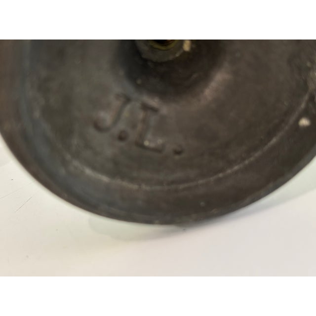 Metal Vintage Neoclassical Cast Iron/Spelter Urns - A Pair For Sale - Image 7 of 10