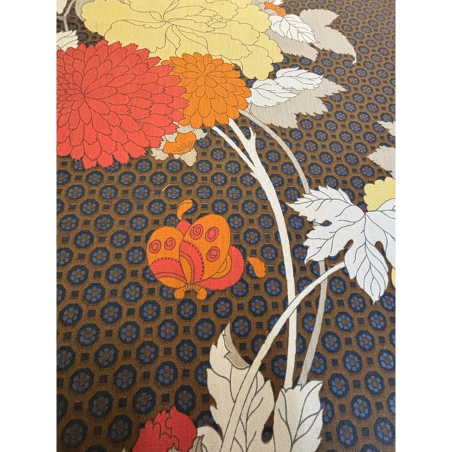 2 1/4 Yards of Screen Print Fabric Designed by Robert Lester For Sale In Philadelphia - Image 6 of 9