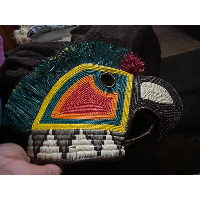 Tribal Embera Bird Mask - One-of-a-Kind For Sale - Image 3 of 6