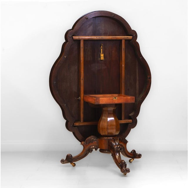 19th Century Rosewood Breakfast Table, 1860s For Sale - Image 12 of 14