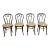 Mid 20th Century Bentwood Cafe Chairs, Wooden, Vintage - Set of 4 For Sale