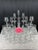 A rare and breathtaking 36‑piece complete stemware service in the Cascade pattern by Import Associates — a flowing, etched...