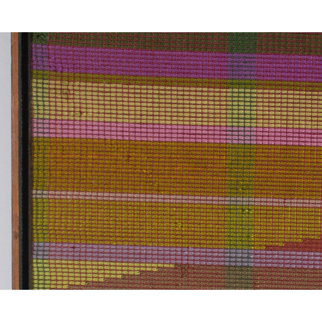Red 1981 Textile Art by Alberta S. Parkinson For Sale - Image 8 of 9