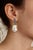 Gemstone Bochic “Orient” Vintage Blue Sapphire & Pearl Earrings Set 18K Gold & Silver For Sale - Image 7 of 7