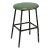 Vintage French Country Farmhouse Chic Rustic Green Stool For Sale