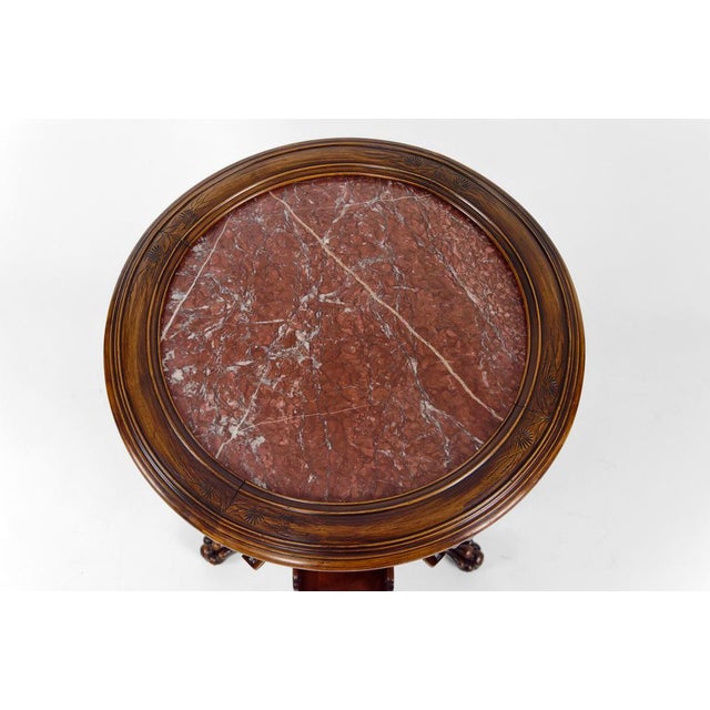 Japanese Bookcase Pedestal Table attributed to Gabriel Viardot, France, 1880s For Sale - Image 12 of 17