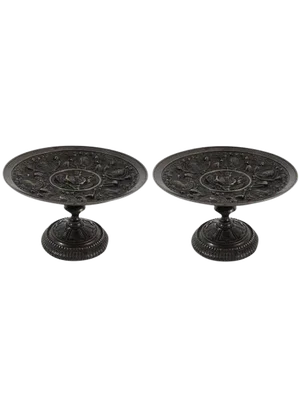 Antique Grand Tour Bronze Compotes / Tazzas, a Pair