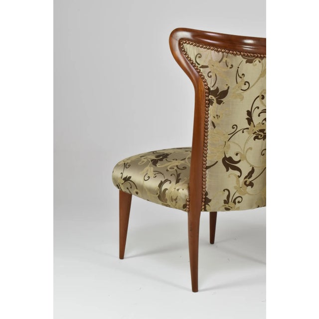 Beige Italian Mid-Century Modern Wooden Chairs, 1950s For Sale - Image 8 of 12