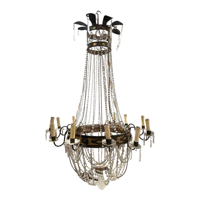18th Century Tuscan Empire Chandelier For Sale
