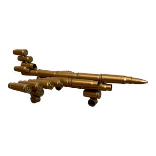 Vintage Trench Art Fighter Jet For Sale