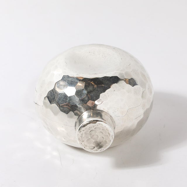 Aesthetic Movement Signed Whiting Sterling Silver Ball-Form Scent Flask For Sale - Image 10 of 12