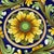 Painted Ceramic Majolica Wall Plate from Giro Dolce Caltagirone, 1960s For Sale - Image 7 of 11