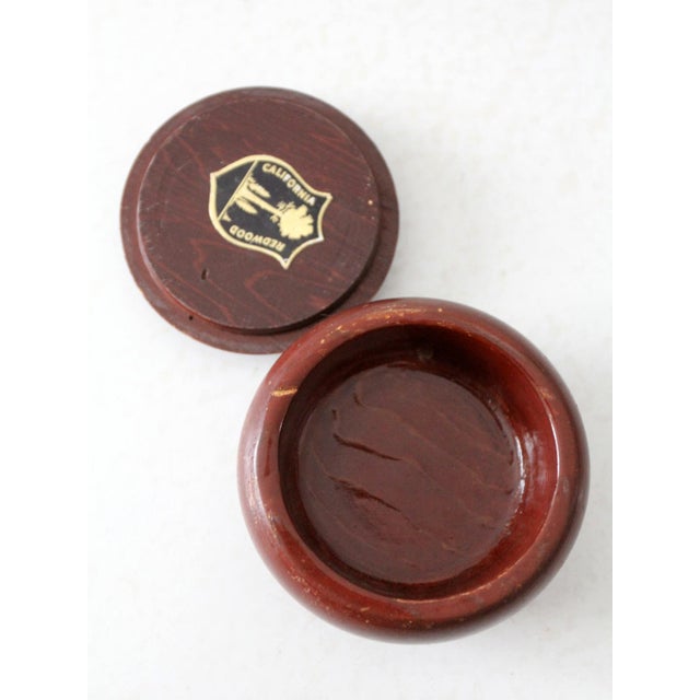 Vintage California Redwood Box For Sale - Image 6 of 8