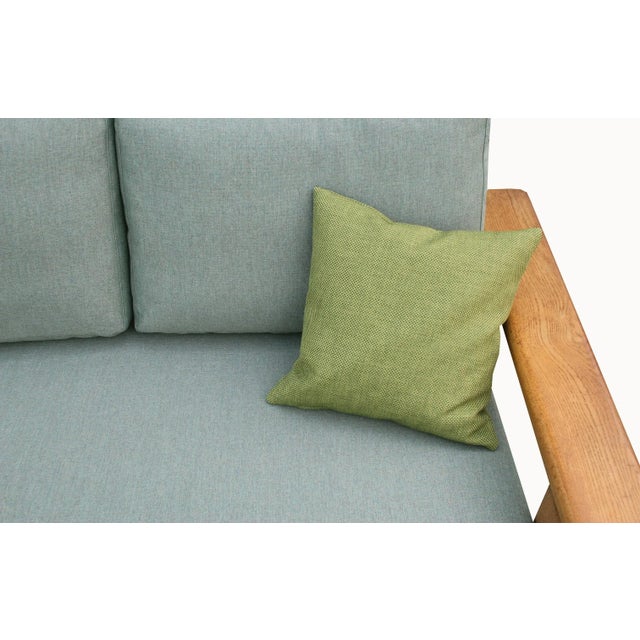 Light Green Oak Sofa, 1970s For Sale - Image 14 of 16
