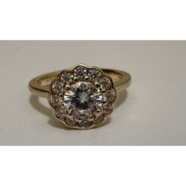 14K Yellow Gold Approx 1.25CTW VS1 VS2 Diamond Engagement Ring By Benati Gorgeous, beautiful 14 karat gold engagement ring...