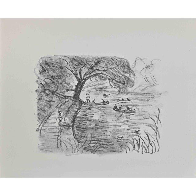 Raoul Dufy, La Promenade en Bateau, Lithograph, 1930s For Sale