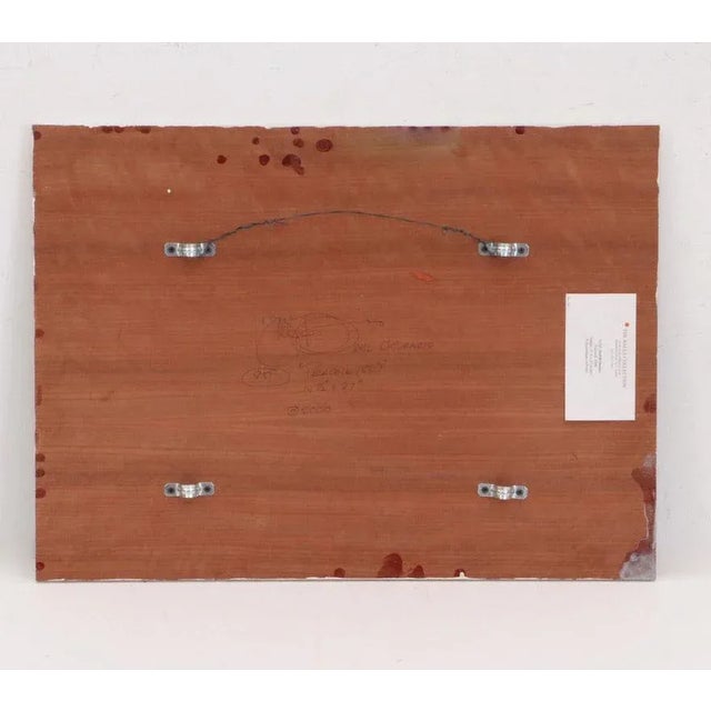 Joel d'Orazio Polyurethane on Mahogany Board Titled "Peacock" For Sale In Chicago - Image 6 of 8