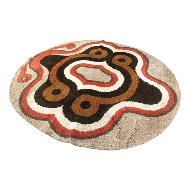 Large Modernist Rug, 1970s For Sale
