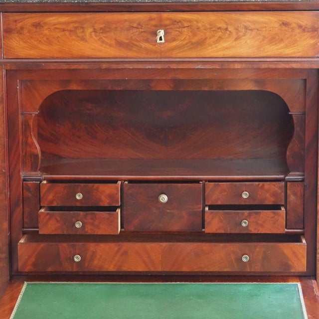 Louis Philippe Secretary in Mahogany with Marble Top, 1850 For Sale - Image 6 of 18
