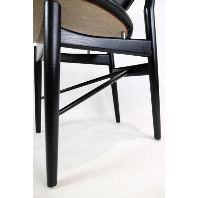 Black Painted Oak Model 108 Dining Chair by Finn Juhl, 2000s For Sale - Image 9 of 16