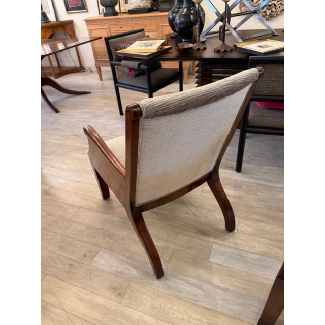 1950s Pair of Art Deco Style Lacquered Armchairs For Sale - Image 4 of 9