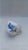 Porcelain Tea Cup and Saucer with Hand-Painted Blue Crocus from Meissen, 1960, Set of 2 For Sale - Image 4 of 17