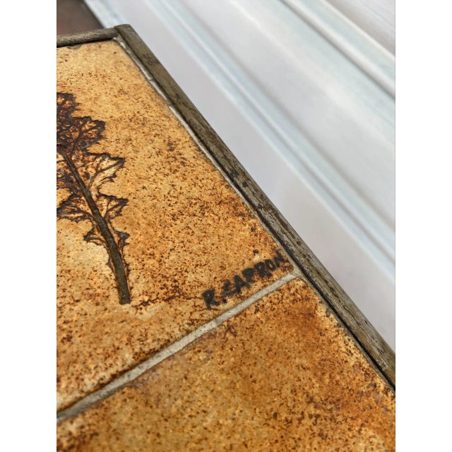 Roger Capron Vintage French Coffee Table by Roger Capron For Sale - Image 4 of 7