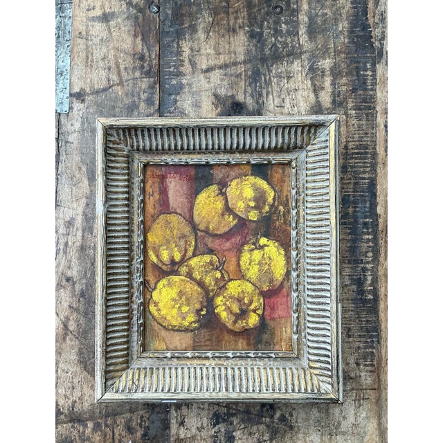 Vintage Framed Still Life Painting For Sale - Image 10 of 12
