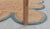 French Blue Scallop Edge Jute Rug 5x8 For Sale - Image 4 of 13