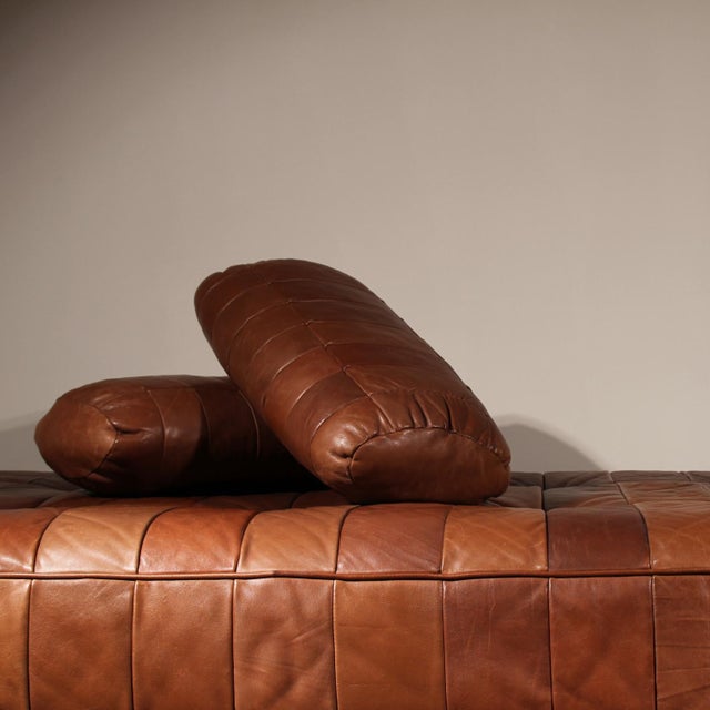 DS-80 Daybed in Cognac Patchwork Leather from de Sede, 1970s For Sale - Image 3 of 18