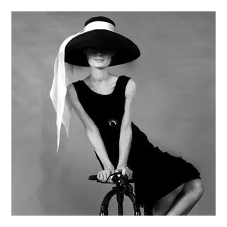 Audrey Hepburn in Hat for "Breakfast at Tiffany's" Archival Pigment Print For Sale