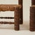 1960s Charles Dudouyt Brutalist Low Fireside Chairs, Oak and Rush, a Pair For Sale In New York - Image 6 of 9