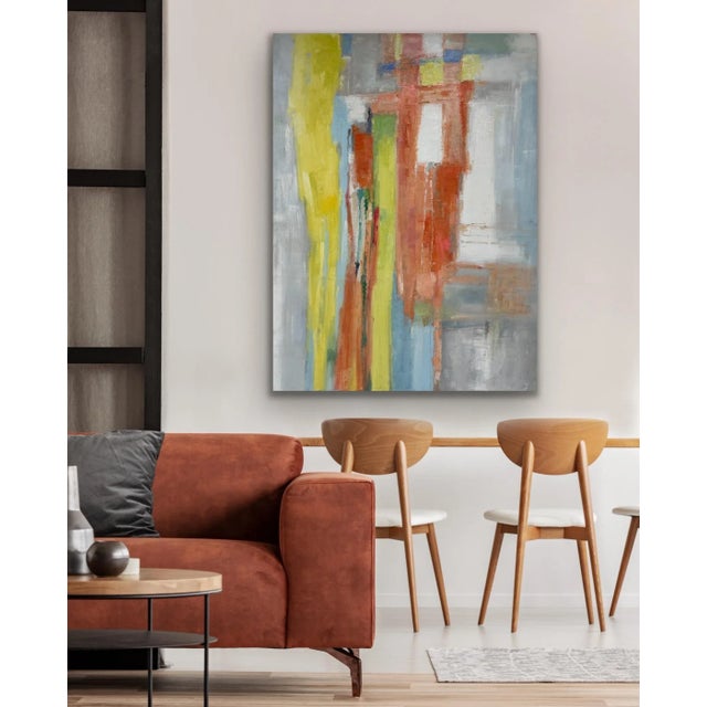 Contemporary Abstract Original Oil Painting For Sale In Atlanta - Image 6 of 12