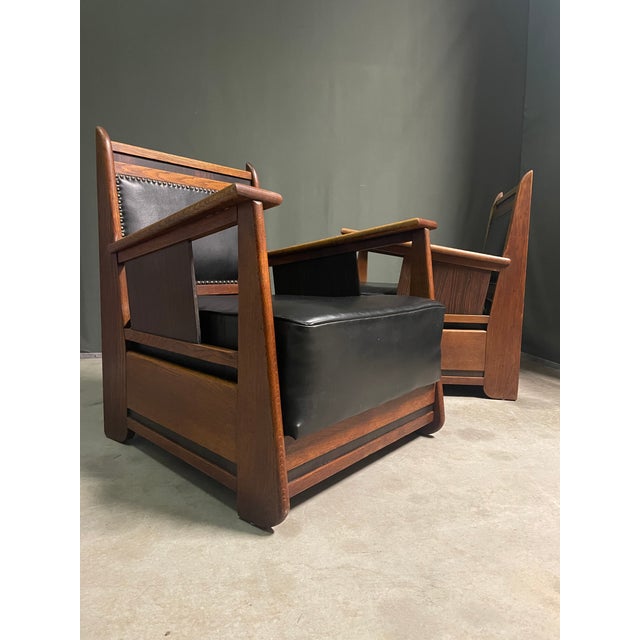 Vintage Haagse School Lounge Chairs, 1930, Set of 2 For Sale - Image 12 of 18