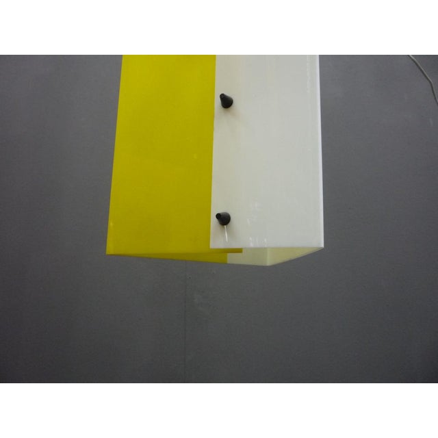 Space Age Acylic Glass Pendant Lamp, 1950s For Sale - Image 6 of 13