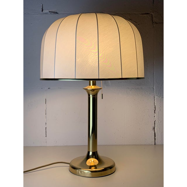 Mid-Century Hollywood Regency Brass Mushroom Table Lamp, Vienna, Austria, 1960s For Sale - Image 11 of 18