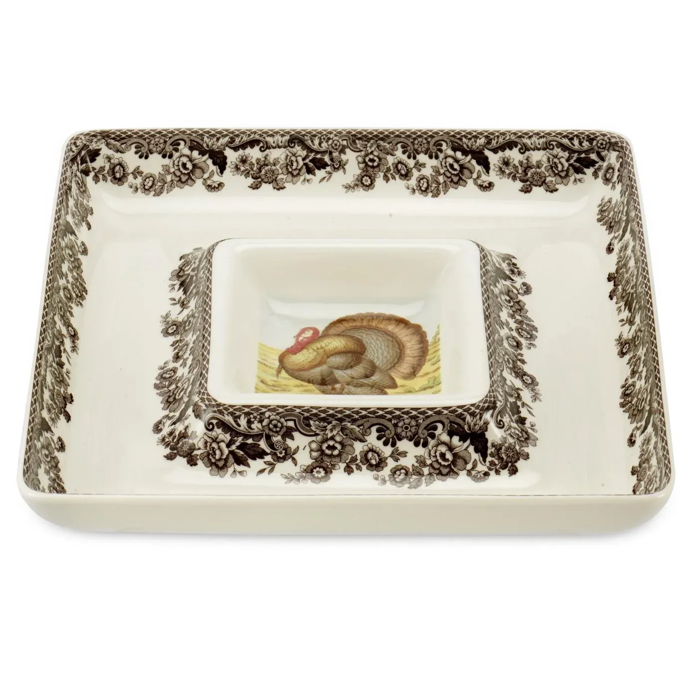 Spode Woodland Turkey Chip and Dip - Thumbnail 5