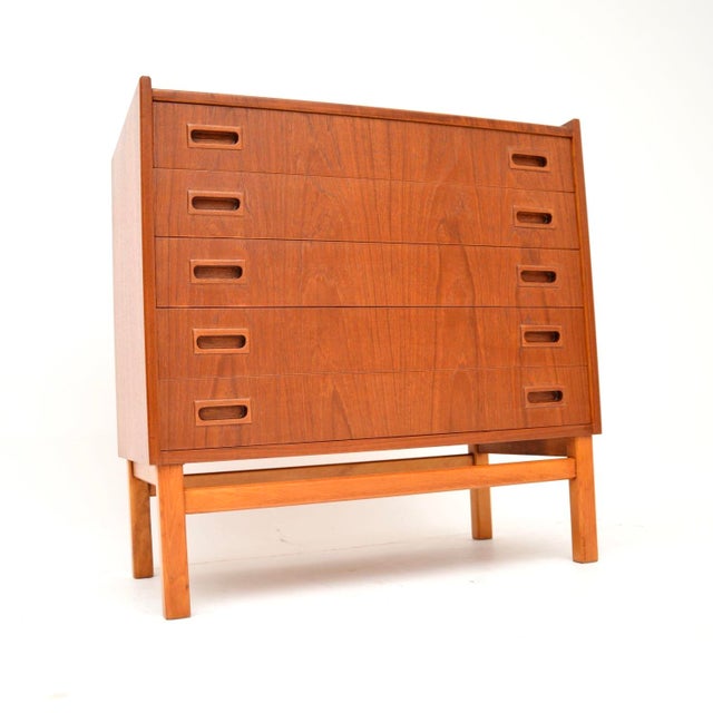 Vintage Danish Teak Chest of Drawers, 1960s For Sale - Image 11 of 11