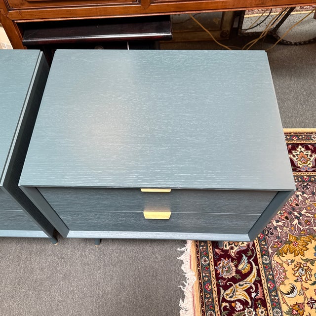 Blue Blu Dot Dang Nightstands, Pair For Sale - Image 8 of 12
